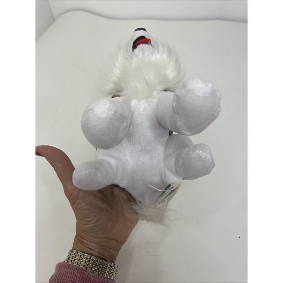 Husky Wolf Dog Stuffed Toy Plushy 8” (2018) White Grey Blue Eyes BEST TOY MFG. - Picture 9 of 12